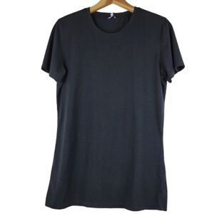 Kit and Ace TShirt Mens XS Charcoal Gray Performance Stretch Short Sleeve Crew